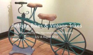 antique bikes and vintage trikes at minto arts gallery