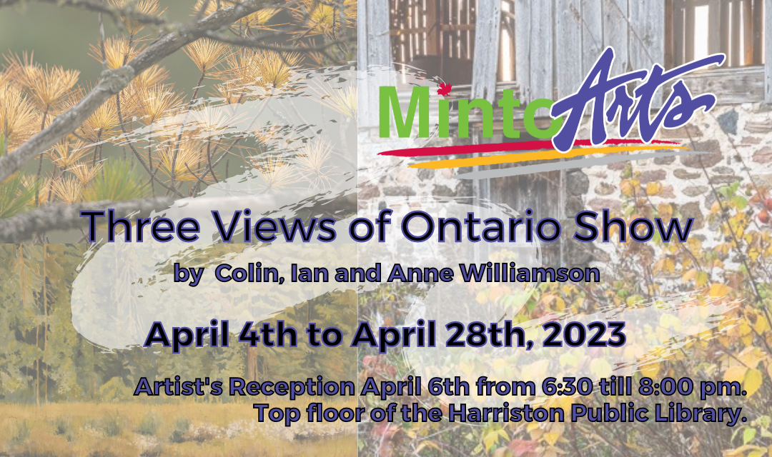 Three Views of Ontario Show on display